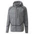 Puma Pd Mcs Evoknit Full Zip Hoodie Mens Grey Casual Athletic Outerwear 53384514