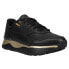Фото #2 товара Puma R78 Voyage Premium Lace Up Womens Black, Gold Sneakers Casual Shoes 383838