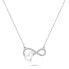 Фото #1 товара Delicate Silver Necklace Infinity NCL54W