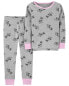 Toddler 2-Piece Minnie Mouse 100% Snug Fit Cotton Pajamas 2T