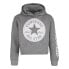 CONVERSE KIDS Chuck Patch Crop hoodie Серый, 2-3 года - фото #1