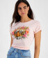 ფოტო #3 პროდუქტის Women's Le Tigre Embellished Graphic Print Cotton T-Shirt