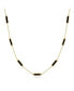 Фото #1 товара The Lovery onyx Bar Chain Necklace