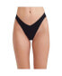 Women's Solid High Leg V cut bikini swim bottom