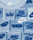Фото #3 товара Костюм для малышей Nike Набор футболка с длинным рукавом и шорты сетка Baby Boys Dri-Fit Icon
