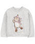 Фото #1 товара Baby Ice Skating Bear Fleece Sweatshirt 12M