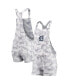 Women's Gray Detroit Tigers Camo Overall Romper