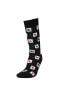 Фото #3 товара Носки defacto Erkek Pattern 2-pack Long Socks