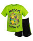 ფოტო #1 პროდუქტის Toddler Boys Michelangelo Leonardo Raphael T-Shirt and Mesh Shorts Outfit Set to