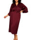 Фото #1 товара Plus Size Tania Elegant Satin Lux Robe