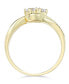 ფოტო #2 პროდუქტის Two Souls, One Love® Diamond Anniversary Ring (1/2 ct. t.w.) in 14k Gold or White Gold