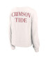 Branded Women's White Alabama Crimson Tide Kickoff Full Back Long Sleeve T-Shirt
