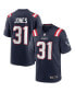 Фото #2 товара Men's Jonathan Jones Navy New England Patriots Game Jersey