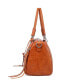 ფოტო #14 პროდუქტის Women's Genuine Leather Lily Satchel Bag