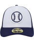 Men's White, Navy Milwaukee Brewers 2023 On-Field Batting Practice Low Profile 59FIFTY Fitted Hat