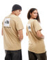 The North Face – NSE Box – T-Shirt in Beige mit Rückenprint