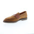 Bruno Magli Sanna BM2SNAB1 Mens Brown Suede Loafers & Slip Ons Penny Shoes 10.5