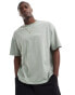 Good For Nothing oversized logo t-shirt in slate grey grau, S - фото #3