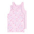 Фото #2 товара NAME IT Pink Hearts Sleeveless base layer 2 units