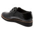 Фото #5 товара Softwalk Willis S1811-005 Womens Black Leather Lace Up Oxford Flats Shoes