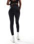 Фото #5 товара ASOS 4505 ruched front high waist gym leggings in high shine black