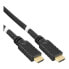 Фото #1 товара InLine High Speed HDMI Cable w/Eth. - active - M/M - black - golden contacts - 40m
