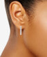 ფოტო #2 პროდუქტის Diamond In & Out Hoop Earrings (4 ct. t.w.) in 14k White Gold
