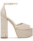 Фото #2 товара Womens Kori Ankle Strap Platform Dress Sandals