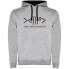 KRUSKIS Simply Fishing Addicted Two-Colour hoodie Серо-черный, L - фото #3