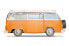 Фото #6 товара Модель автомобиля "VW Bulli T2" оранжево-белая от Franzis Verlag - Карточная модель