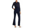 Фото #1 товара Theory Womens Tailored Button Front Jumpsuit Blue Size 0
