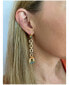 Rainbow Multi Crystal Dangle Earrings