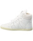 Celine Mid Lace-Up Leather Sneaker Men's White 40