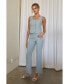 ფოტო #2 პროდუქტის Women's Viv Scoop Neck Button Up Vest