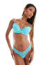 Фото #1 товара Ann Summer Sexy Lace Planet string thong in aqua