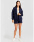 ფოტო #4 პროდუქტის Women's Over It Quilted Bomber