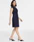 Фото #3 товара Women's Denim Blazer Dress, Created for Macy's