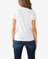 ფოტო #2 პროდუქტის Women's Short Sleeve Horseshoe Slim V-neck T-shirt