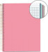 MIQUELRIUS Kołonotatnik MIQUELRIUS NB-4, A5, w kratkę, 120 kart., pink bella garden