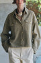Фото #2 товара Куртка-рубашка с карманами — zw collection ZARA