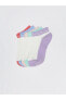 LCW Kids Desenli Kız Çocuk Patik Çorap 5'li