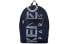 KENZO 凯卓 条纹字母大LOGO印花棉布双肩包 出游上学休闲书包背包 男女同款 深蓝色 / Рюкзак Kenzo Accessories Bags 5SF213 F24 76