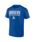 ფოტო #2 პროდუქტის Men's Royal Los Angeles Dodgers Power Hit T-shirt