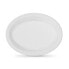 Фото #1 товара Набор многоразовых тарелок Algon Белый 27 x 21 cm Пластик Овальный 6 штук