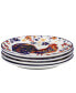 Morning Rooster Set of 4 Dinner Plates