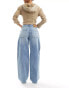 Фото #4 товара Reclaimed Vintage low rise baggy jean in light blue