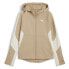 Фото #1 товара Puma Evostripe Full Zip Hoodie Womens Beige Casual Outerwear 67787883