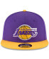 Фото #2 товара Men's Purple, Gold Los Angeles Lakers Two-Tone 9FIFTY Adjustable Hat