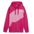 Puma Power Pullover Hoodie Womens Pink Casual Outerwear 67789348
