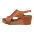 Фото #3 товара Corkys Carley Studded Wedge Womens Brown Casual Sandals 30-5316-CGSM